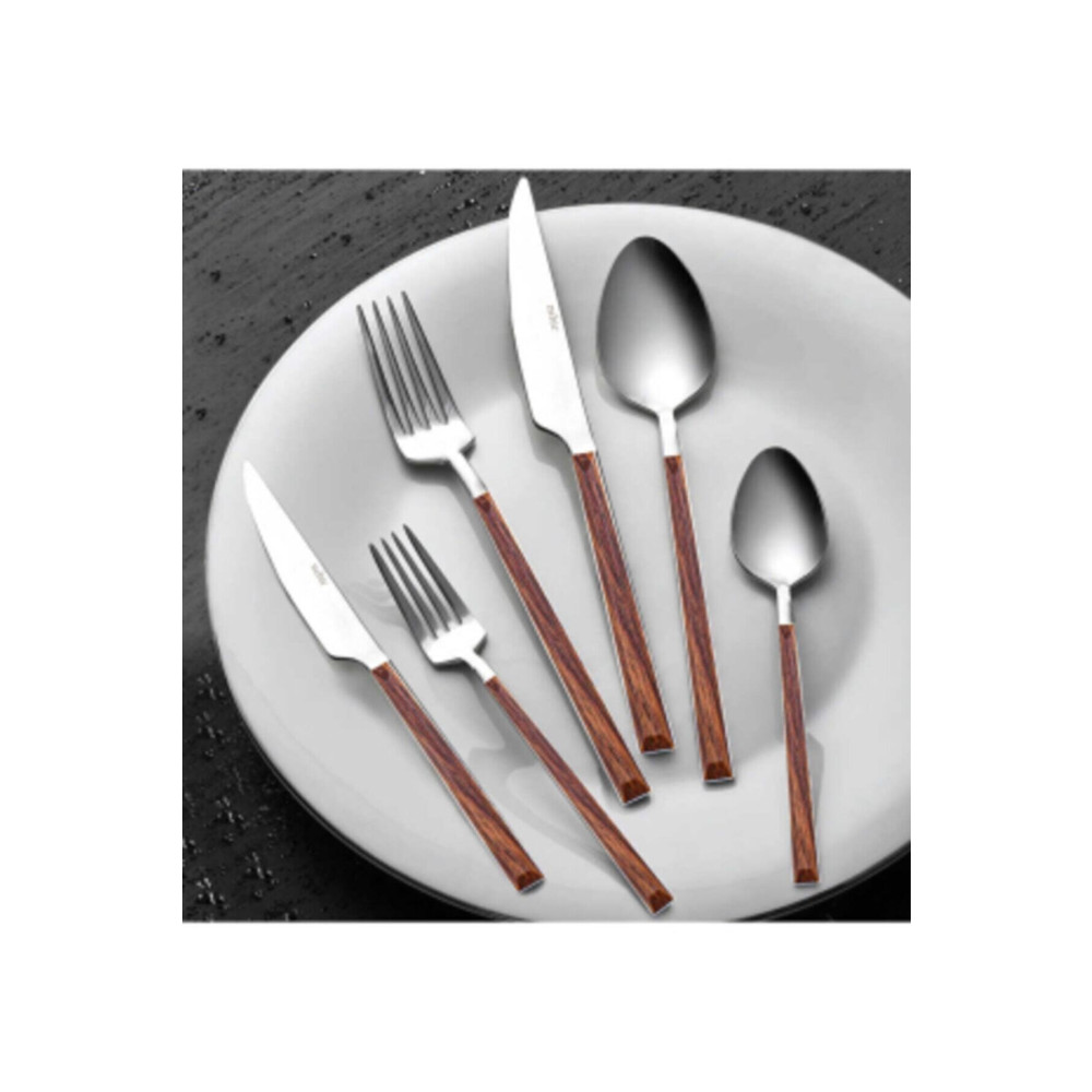 Nehir Vintage Bambu Plastik Saplı 36 Parça Çatal Kaşık Bıçak Takımı Çatal / Kaşık / Bıçak Takımları Fiyatı