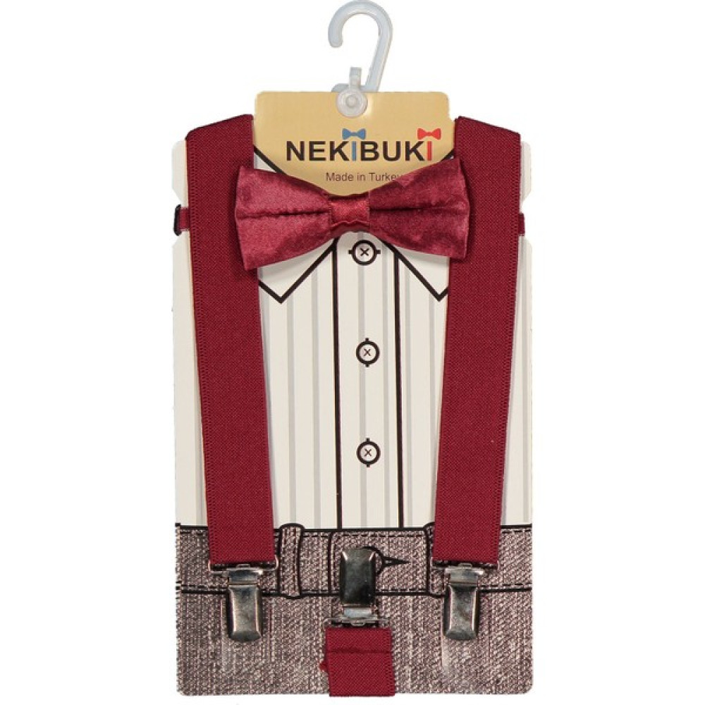 Nekibuki 1-9 Yaş Pantolon Askı Papyon Seti Erkek Çocuk Giyim ve İç Giyim Fiyatı