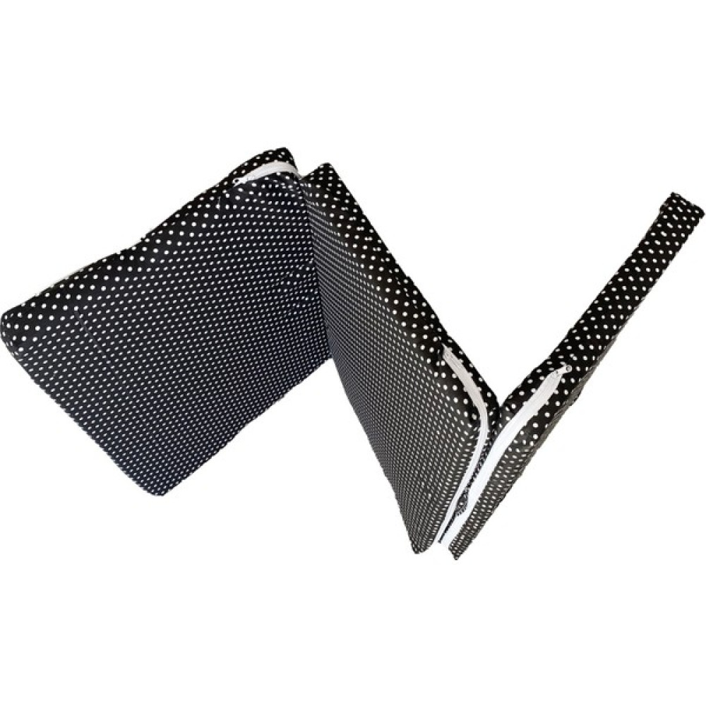 Nelson Çocuk Oyun Parkı Çocuk Yatağı Katlanabilir Sünger Yatak 60X120-4 Cm(Siyah Puantiyeli) - 60x120x4 Park Yatak / Oyun Parkı Fiyatı