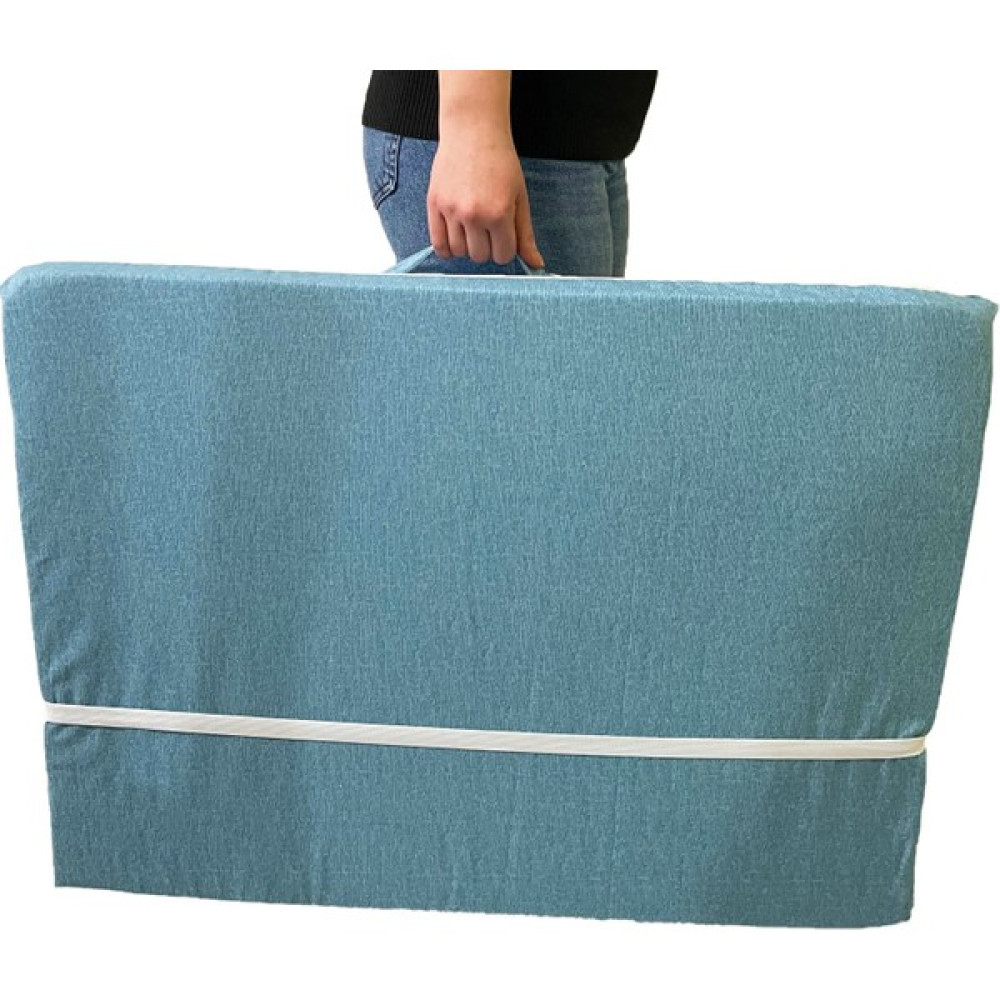 Nelson Katlanır Yatak Yer Yatağı Sünger Yatak Tek Kişilik 80 X 180 Mavi Kırçıllı - 80 x 180 x 6 cm Yatak Fiyatı