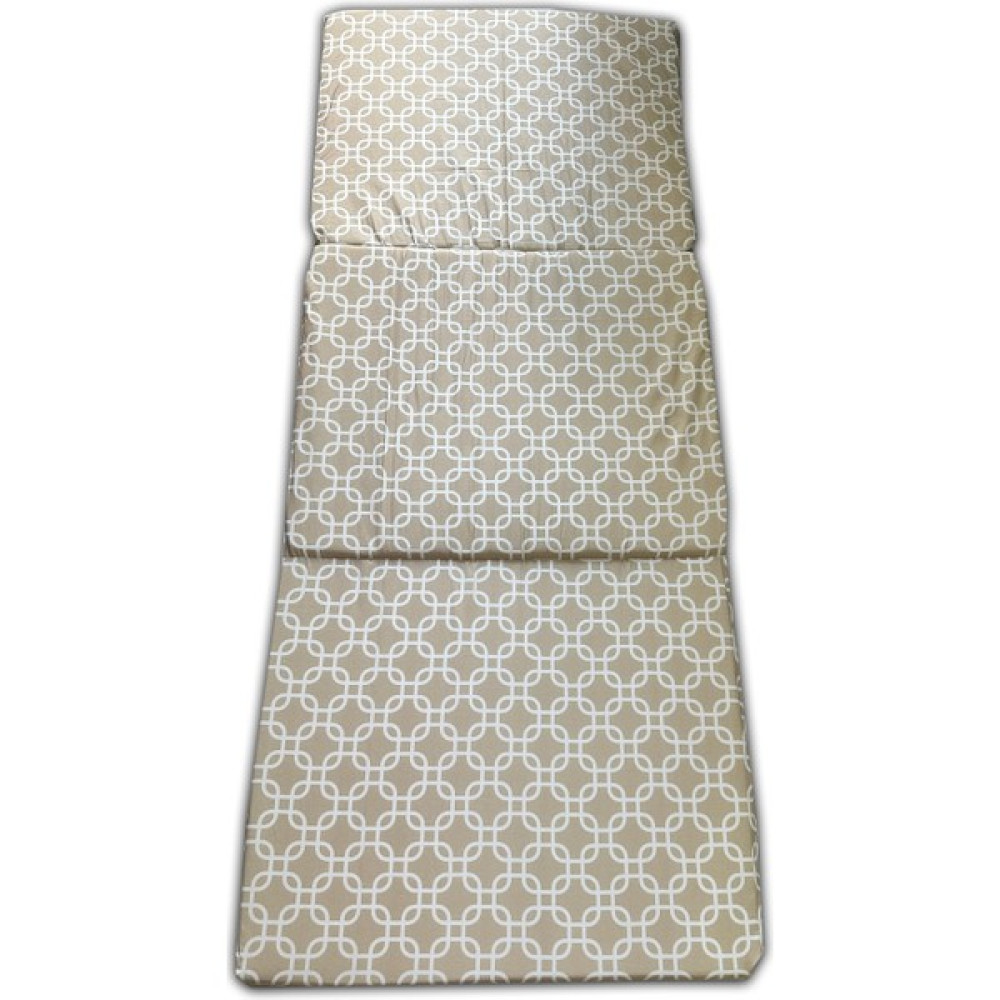 Nelson Katlanır Yer Minderi ve Tek Kişilik Süngerli Katlanır Minder 70 x 180 cm 6 cm - Krem Zincir - 70 x 180 x 6 cm Yatak Fiyatı