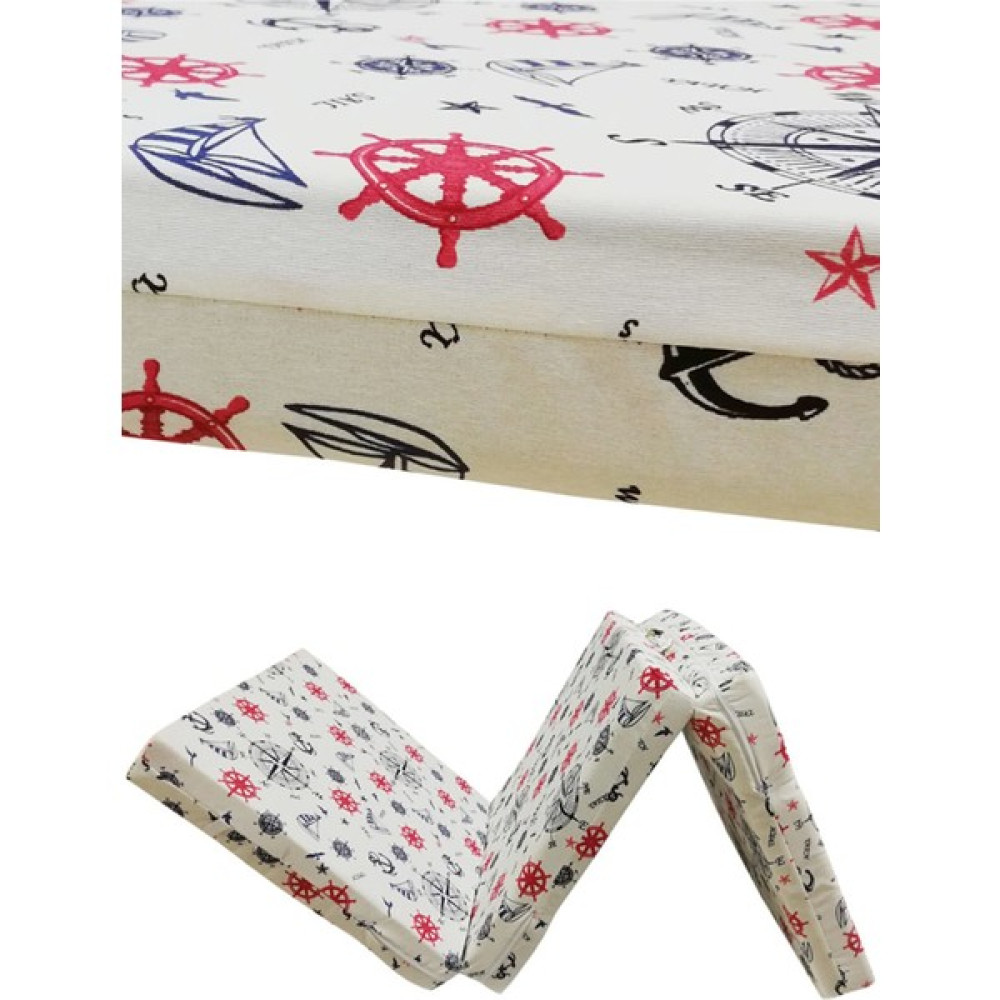 Nelson Vip Katlanır Yer Yatağı (8 cm Kalın)Sünger Yatak 80X180X8 Cm-Marin - 80 x 180 cm Yatak Fiyatı