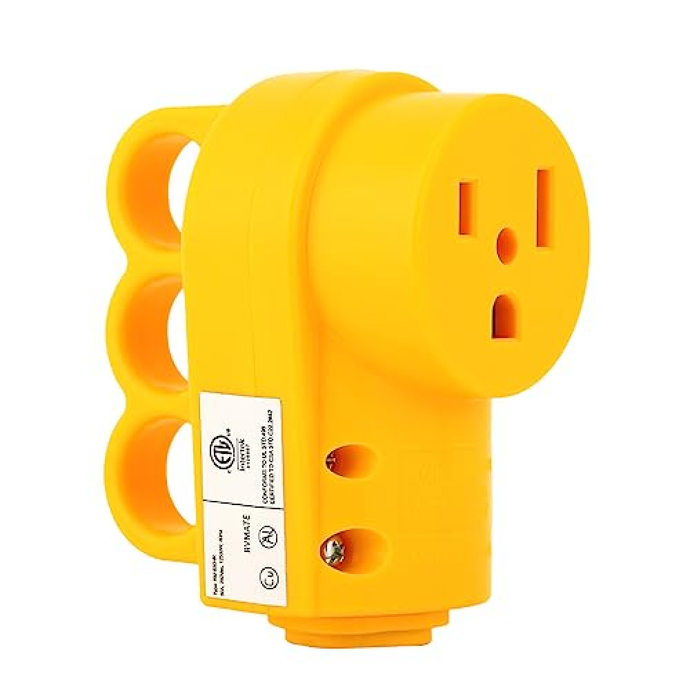 Nema 6-50R 50Amp 250V Female Welder Receptacle, 50A 250V Welder 3-Prong Female, ETL Listed 50A Welder Socket, 50A 250V Welder Connector