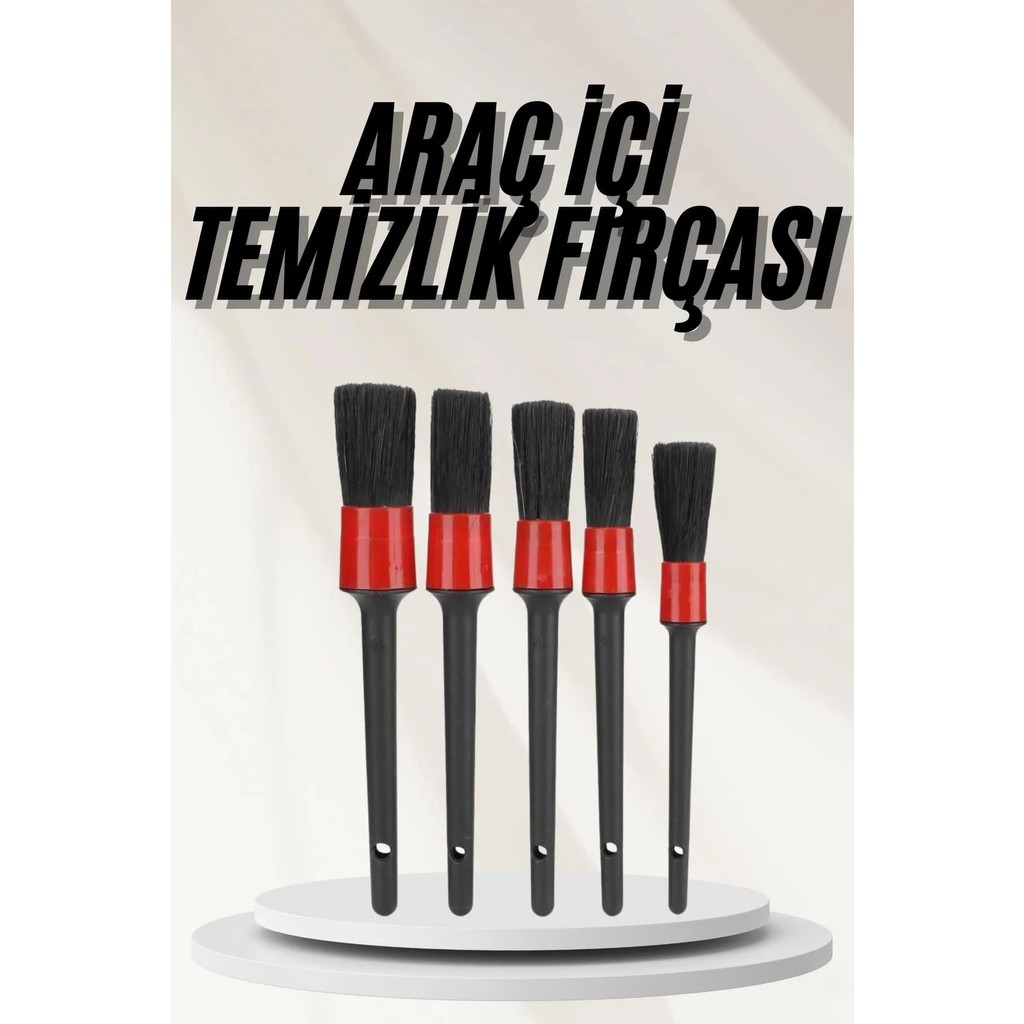 Nemere Araç Içi LED Aksesuar 5 Farklı Detaylı Araba Temizlik Fırçası Oto Temizleme Fırçası Nemer Diğer Fiyatı