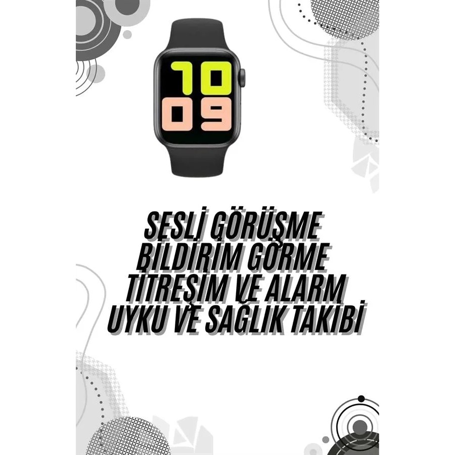 Nemere Yeni Nesil En Çok Tercih Edilen Akıllı Saat Müzik Dinleme Tema Değiştirme Çağrı Cevaplama N - Renkli - 1 Akıllı Saat Fiyatı