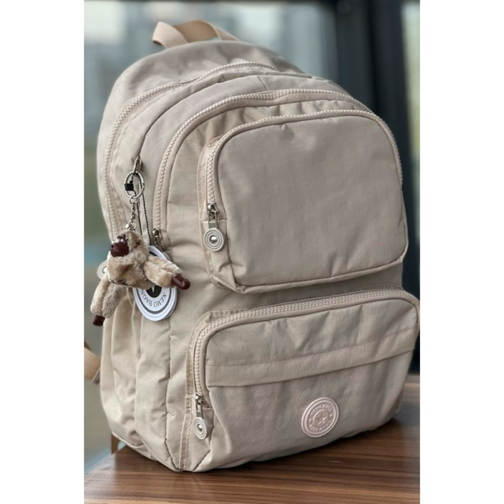 Nemo Bags Bej Sırt Çantası Okul Çantası Laptop ve Seyahat Çantası Su Geçirmez Spor Çanta Bayan Sırt Çantası Fiyatı