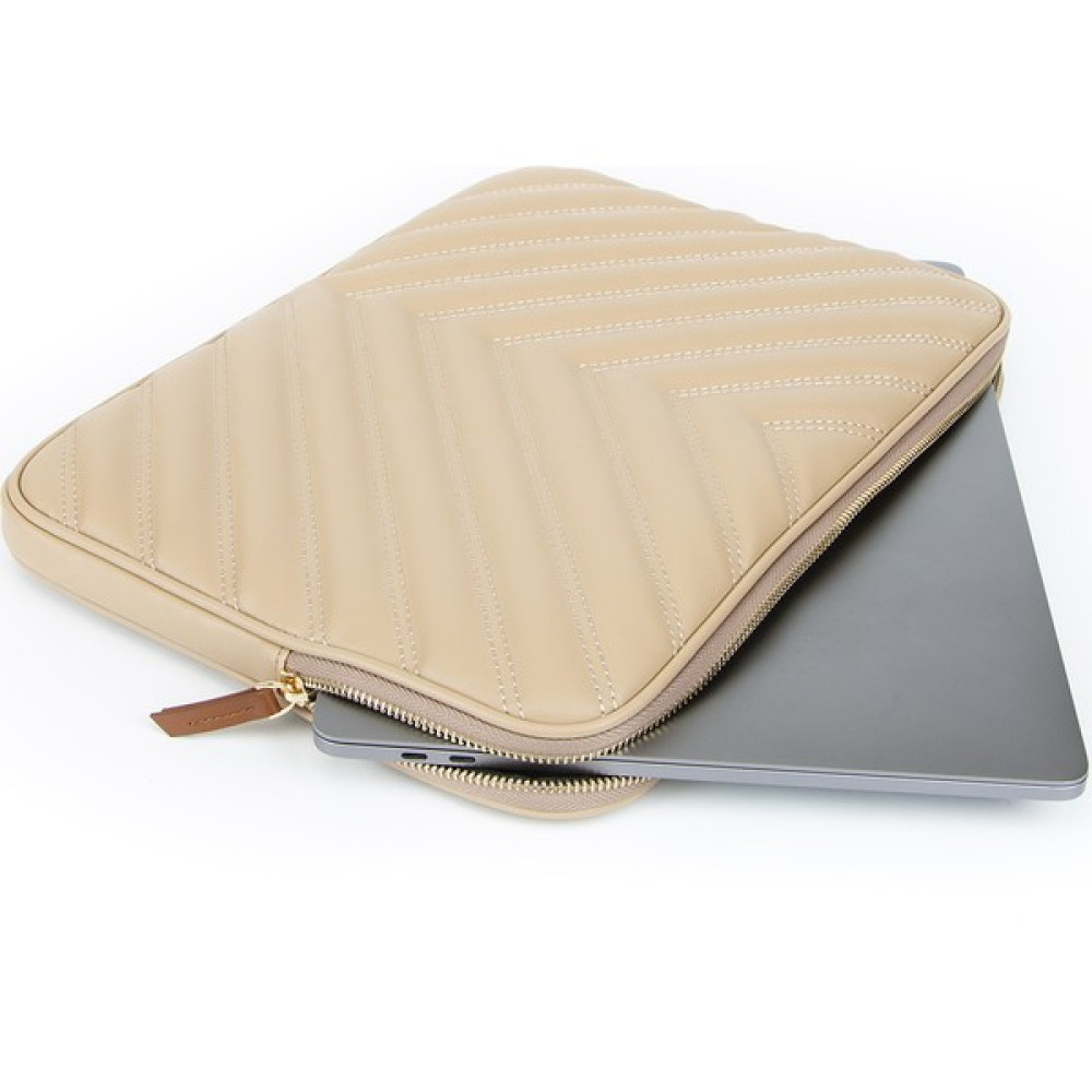 Nemo Bags Laptop Tablet V Kılıflı 14 Inç Macbook Huawei Evrak Çantası Suni Deri - Vizon Dizüstü Bilgisayar Aksesuarları Fiyatı