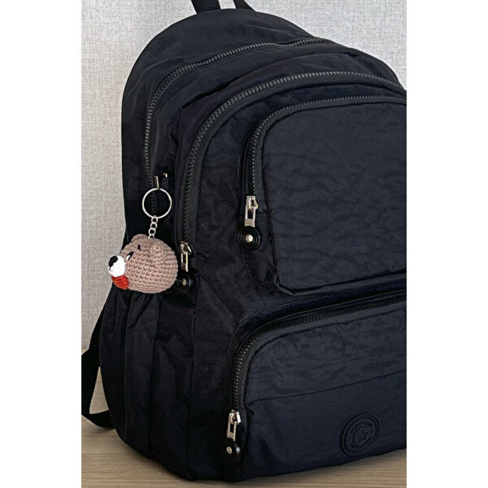 Nemo Bags Siyah Orta Boy Okul Çantası Laptop ve Seyahat Sırt Çantası Su Geçirmez Ayıcık Anahtarlık Hediyeli Bayan Sırt Çantası Fiyatı