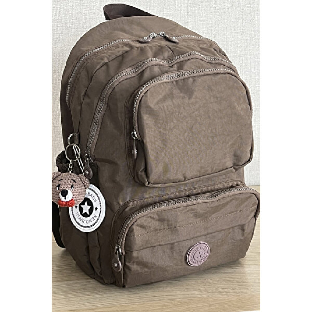 Nemo Bags Vizon Orta Boy Okul Çantası Laptop ve Seyahat Sırt Çantası Su Geçirmez Ayıcık Anahtarlık Hediyeli Bayan Sırt Çantası Fiyatı