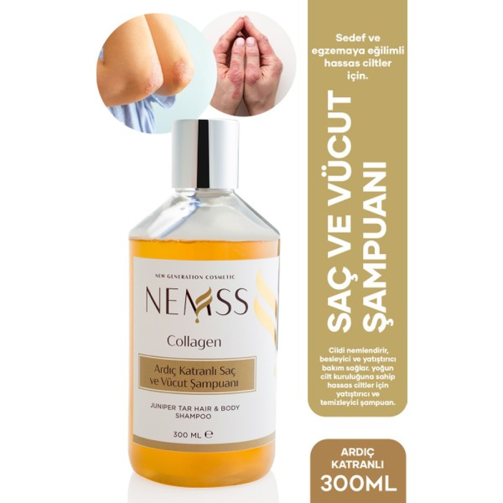 NEMSS Egzama & Sedef, Mantar Karşıtı & Ardıç Özlü Saç Ve Vücut Şampuanı - 300 ML Şampuan ve Saç Kremi Fiyatı