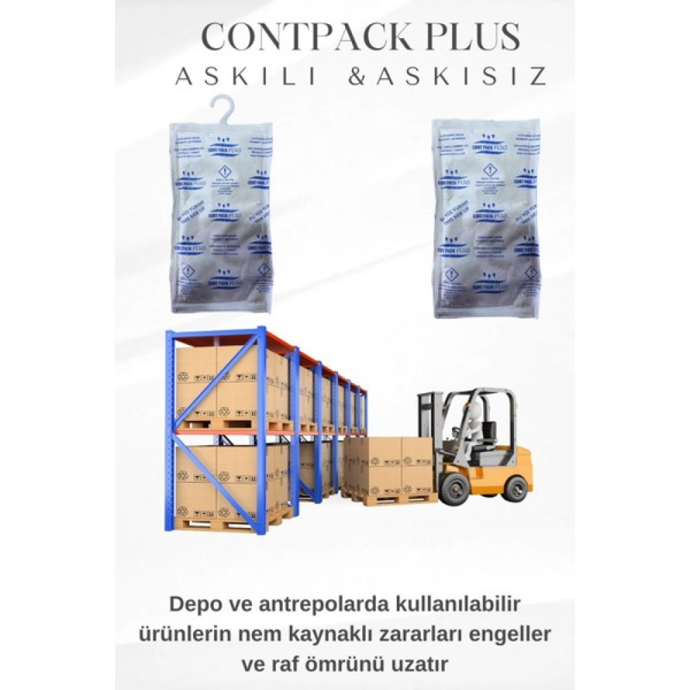 Nemtut Contpack Plus Askılı Nem Alıcı Rutubet Engelleyici Konteyner Kurutucu 20 Adet 7600 Gr. Oto Boyaları Fiyatı