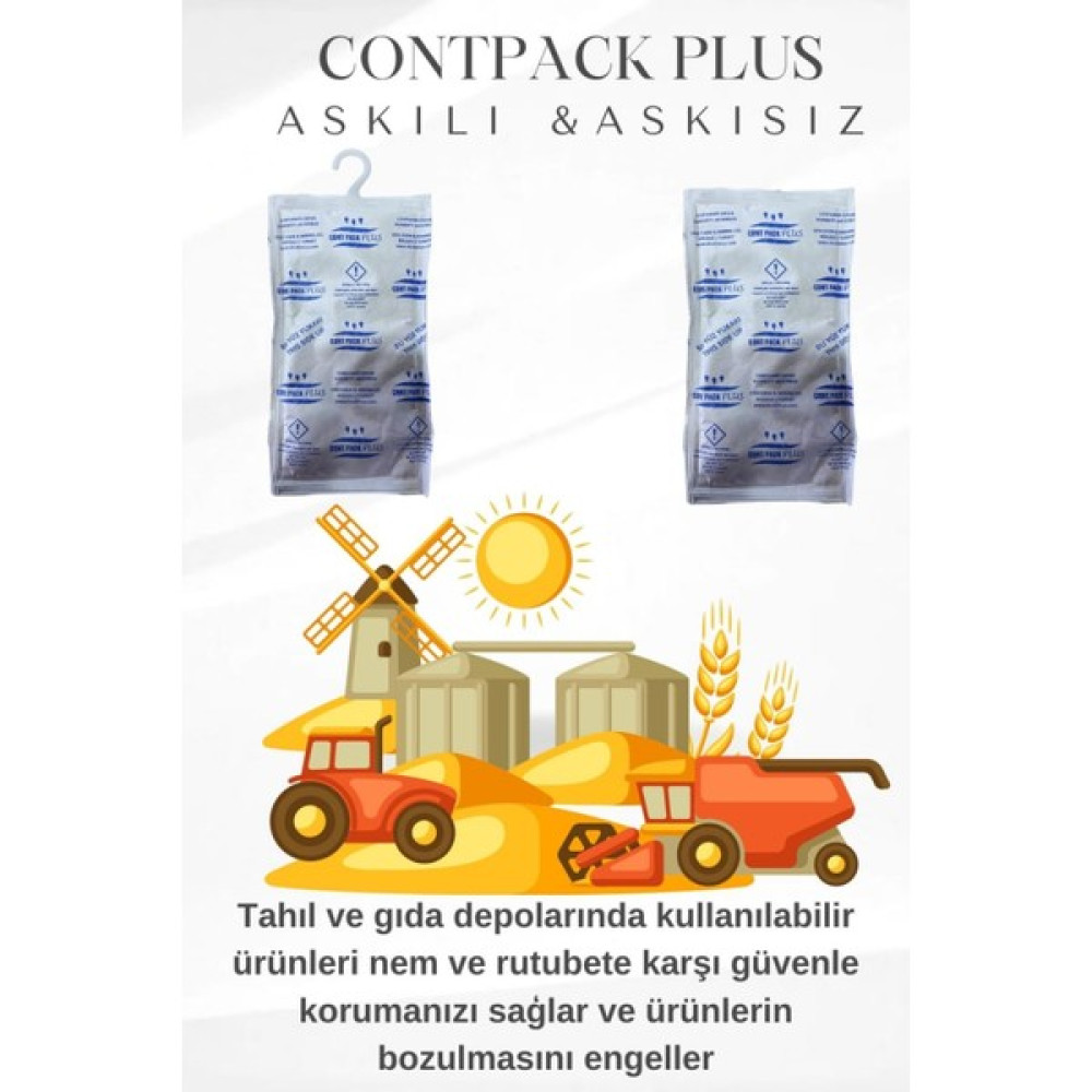 Nemtut Contpack Plus Askısız Nem Alıcı Rutubet Engelleyici Konteyner Kurutucu 20 Adet 7600 Gr. - 7600 gr Oto Boyaları Fiyatı