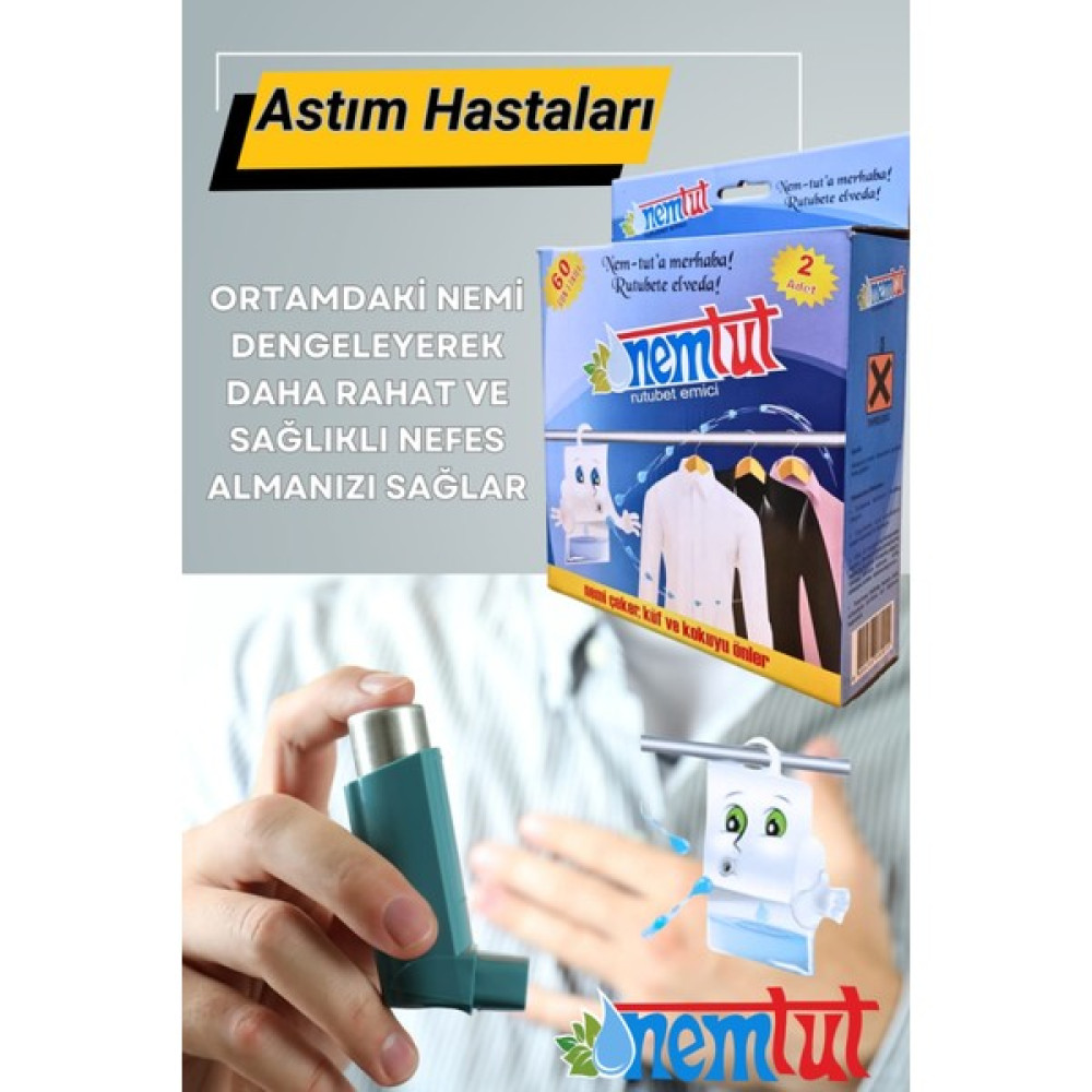 Nemtut Nem Rutubet Kötü Kokuya Karşı Etkili Küf ve Korozyon Giderici 5 Kutu 10 Paket 5 kg - 10 Adet Oto Boyaları Fiyatı
