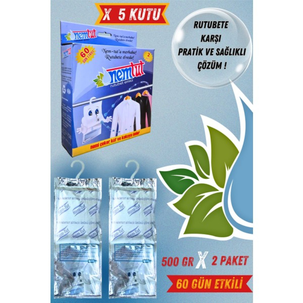 Nemtut Nem Tutucu Engelleyici Rutubet Giderici Önleyici Korozyon Önleyici Koku Giderici (5 KUTU/10 PAKET) Oto Boyaları Fiyatı