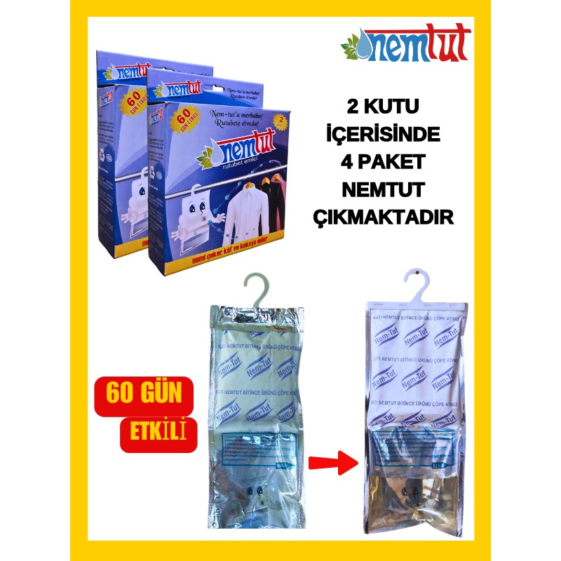 Nemtut Nem Tutucu Rutubet Giderici Korozyon Önleyici (2 KUTU/4 PAKET) Diğer Fiyatı