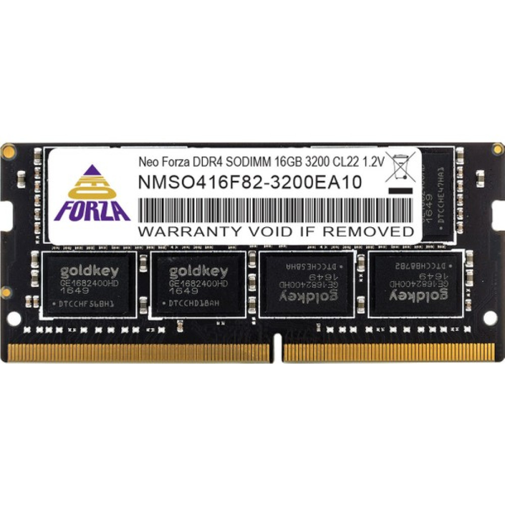 Neo Forza NeoForza 16GB 3200MHz CL22 1.2V DDR4 Notebook Ram NMSO416E82-3200EA10 RAM Bellekler Fiyatı
