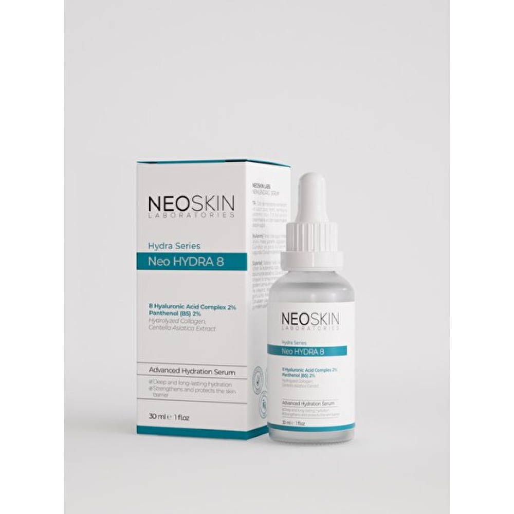 Neo Hydra 8 - Derinlemesine Nemlendirici ve Yenileyici Serum (Hyalüronik Asit%2 + Pantenol%2) - 30 ml Anti-Aging / Yaşlanma Karşıtı Fiyatı