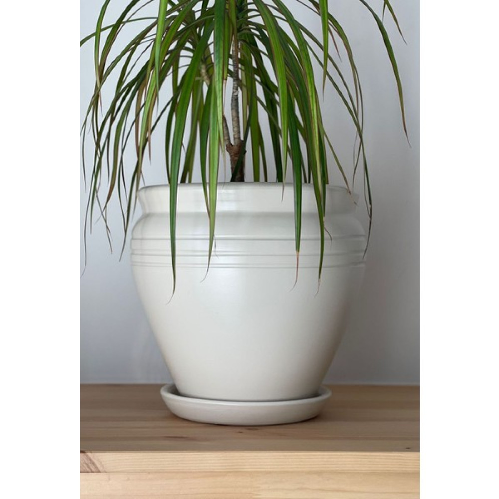 Neo İzmir Krem Choker Büyük Toprak Saksı Saksı ve Aksesuarları Fiyatı
