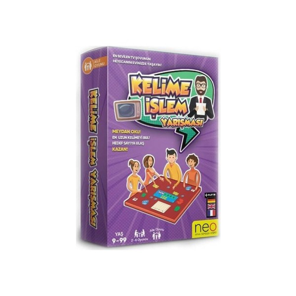 Neo-Toys Kelime İşlem Yarışması 9-99 Yaş Oyun & Hobi Fiyatı