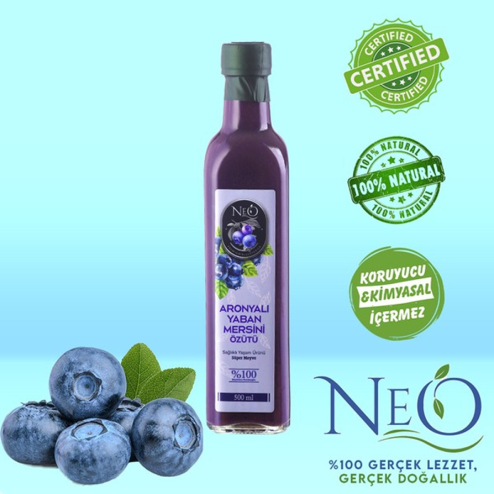 Neo Yaşam Aronyalı Yaban Mersini Özü 500ML - 500 gr Diğer Fiyatı