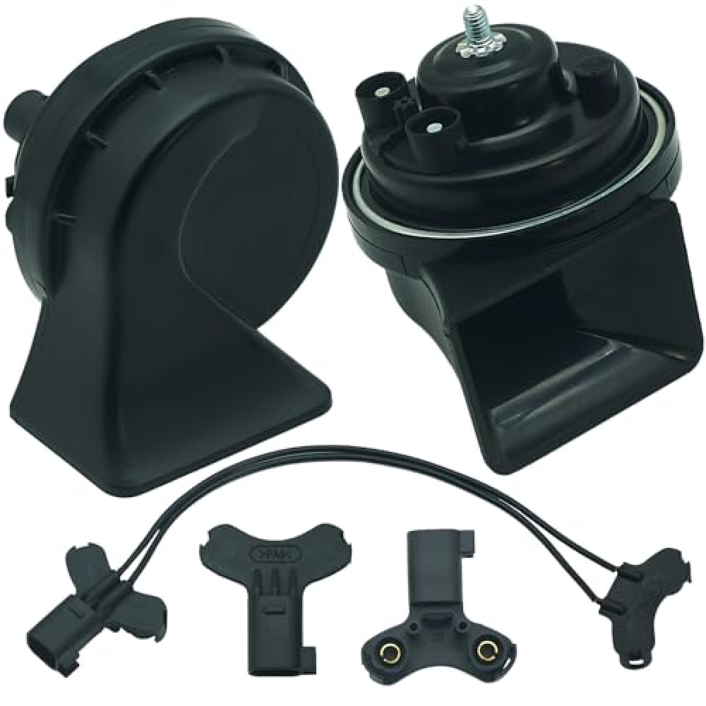 NEOGET Car Horn for Ford, Multifunction Loud High Low 2 Tone Auto Horn, Waterproof 128dB (Replacement for Ford)