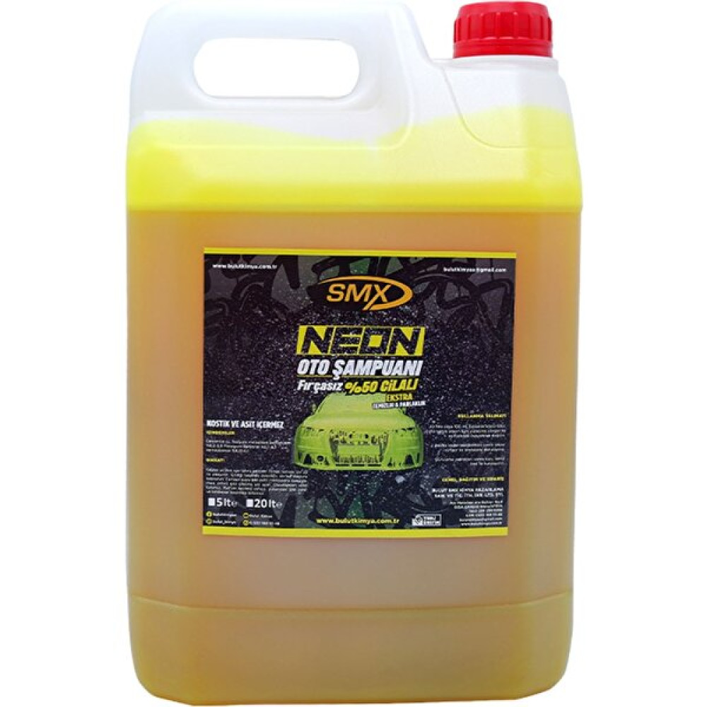 Neon %50 Cilalı Fırçasız Oto Şampuanı 5 Lt. Oto Yıkama Ürünleri Fiyatı