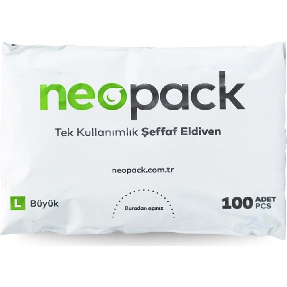 neopack Tek Kullanımlık Şeffaf Eldiven - 100'LÜ Temizlik Malzemeleri Fiyatı