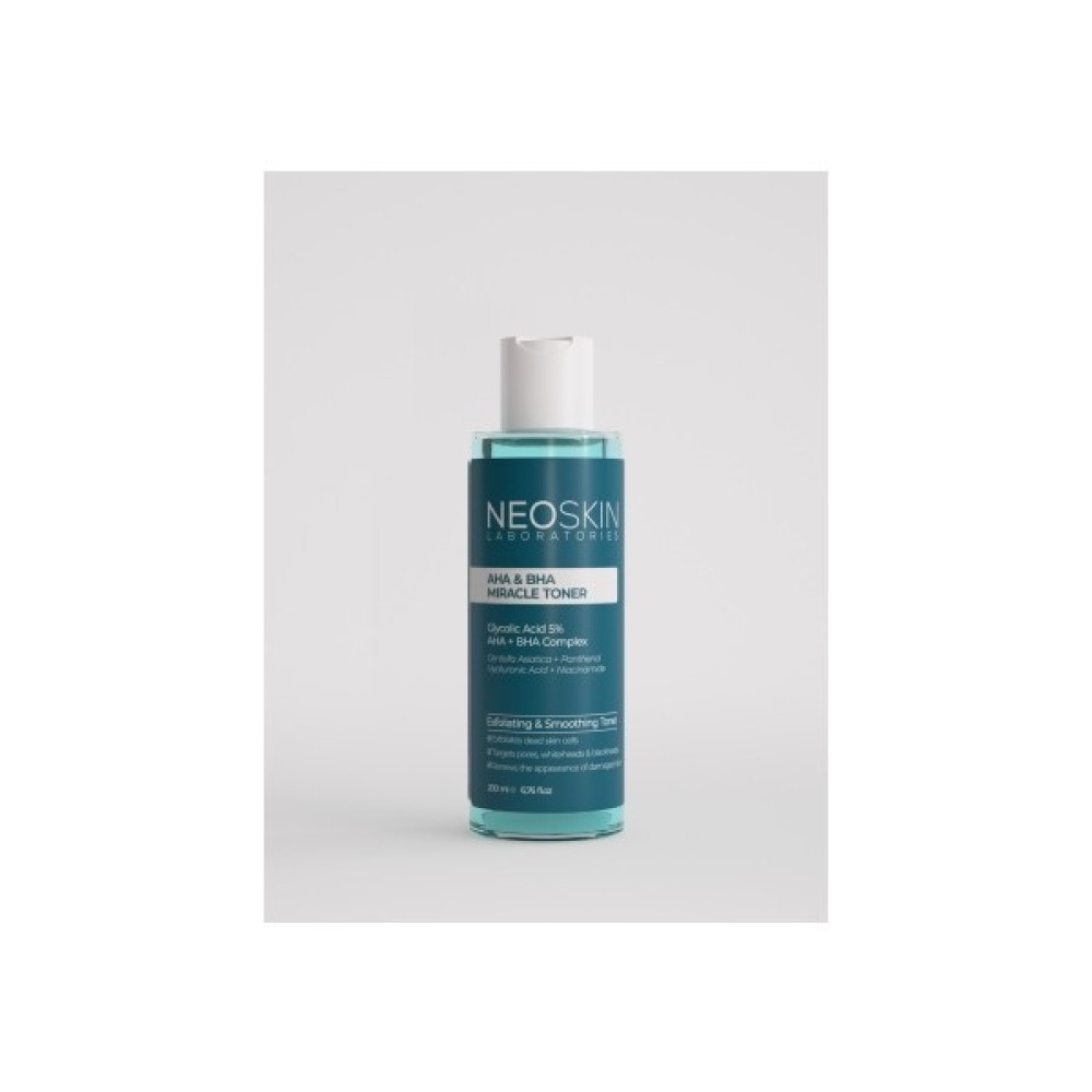 Neoskin Labaratories Aha & Bha Miracle Toner - Aha & Bha Arındırıcı ve Gözenek Sıkılaştırıcı Temizleyici Tonik Cilt Temizleme ve Peeling Fiyatı