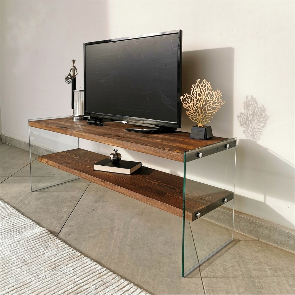 Neostill - Ahşap Tv Sehpası Woodn Glass TV103 Diğer Fiyatı