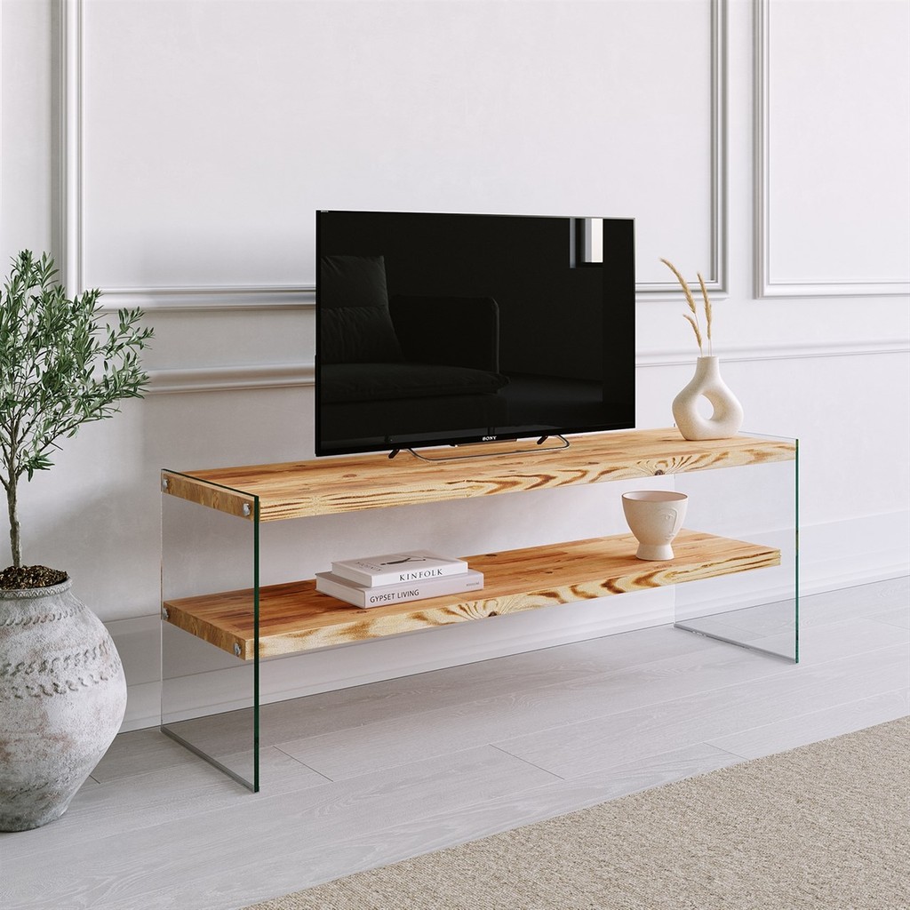 Neostill - Niagara Natural Tv Sehpası TV1004 - Açık Kahverengi Diğer Fiyatı