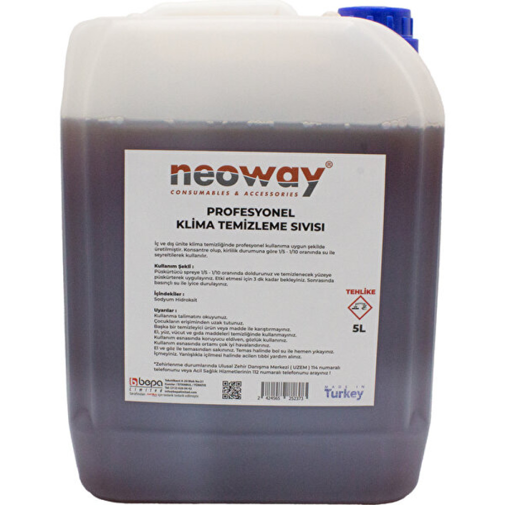 Neoway Profesyonel Klima Temizleme Sıvısı (5lt) Isıtma & Soğutma Fiyatı