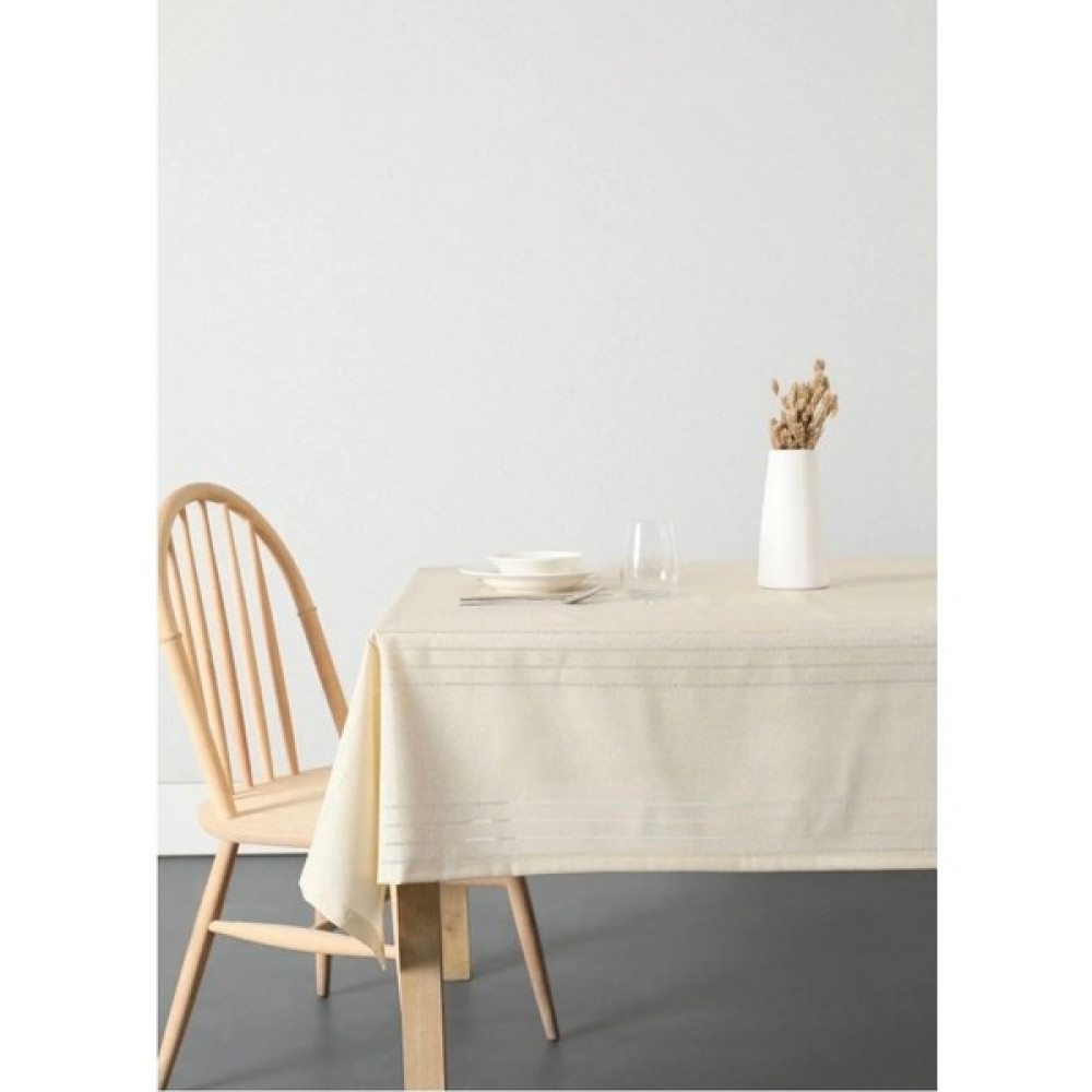 Nephome Tekstil Açelya Leke Tutmaz Masa Örtüsü 160X220 - Bej - 160 x 220 cm Masa Örtüsü Fiyatı