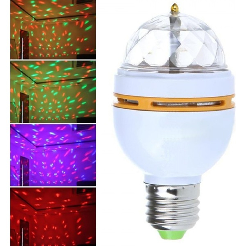 Neptüns Döner Başlıklı LED Disko Ampulü (3 Renk) Bluetooth Hoparlör Fiyatı