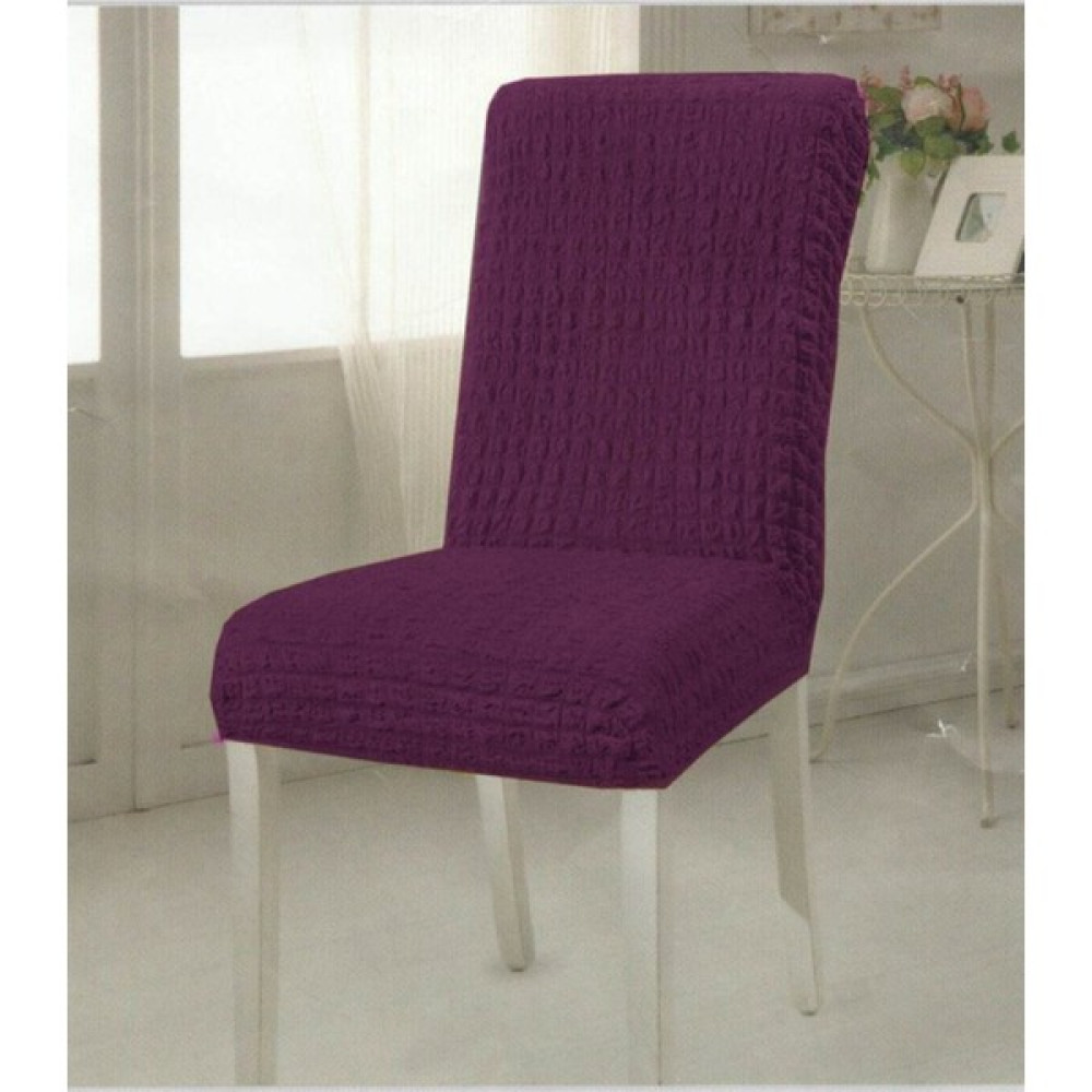 Nera Home Bürümcük Esnek Lastikli Sandalye Örtüsü Sandalye Kılıfı Imalattan Standart - 100 x 100 cm - Mor Koltuk & Kanepe Örtüsü Fiyatı
