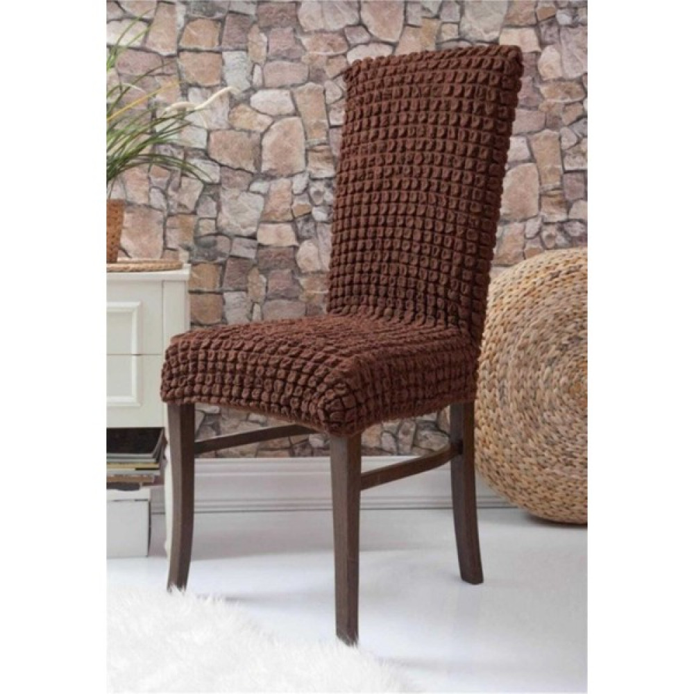 Nera Home Bürümcük Sandalye Kılıfı - 100 x 100 cm - Koyu Kahve Koltuk & Kanepe Örtüsü Fiyatı