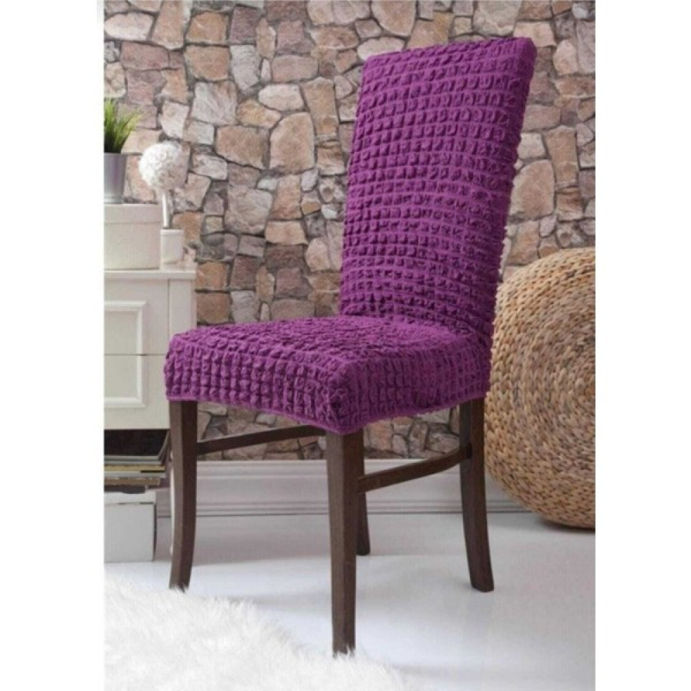 Nera Home Bürümcük Sandalye Kılıfı - 100 x 100 cm - Mor Koltuk & Kanepe Örtüsü Fiyatı