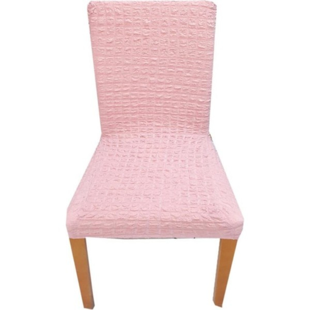 Nera Home Sandalye Kılıfı Bürümcük Pembe - 100 x 100 cm - Beyaz Koltuk & Kanepe Örtüsü Fiyatı