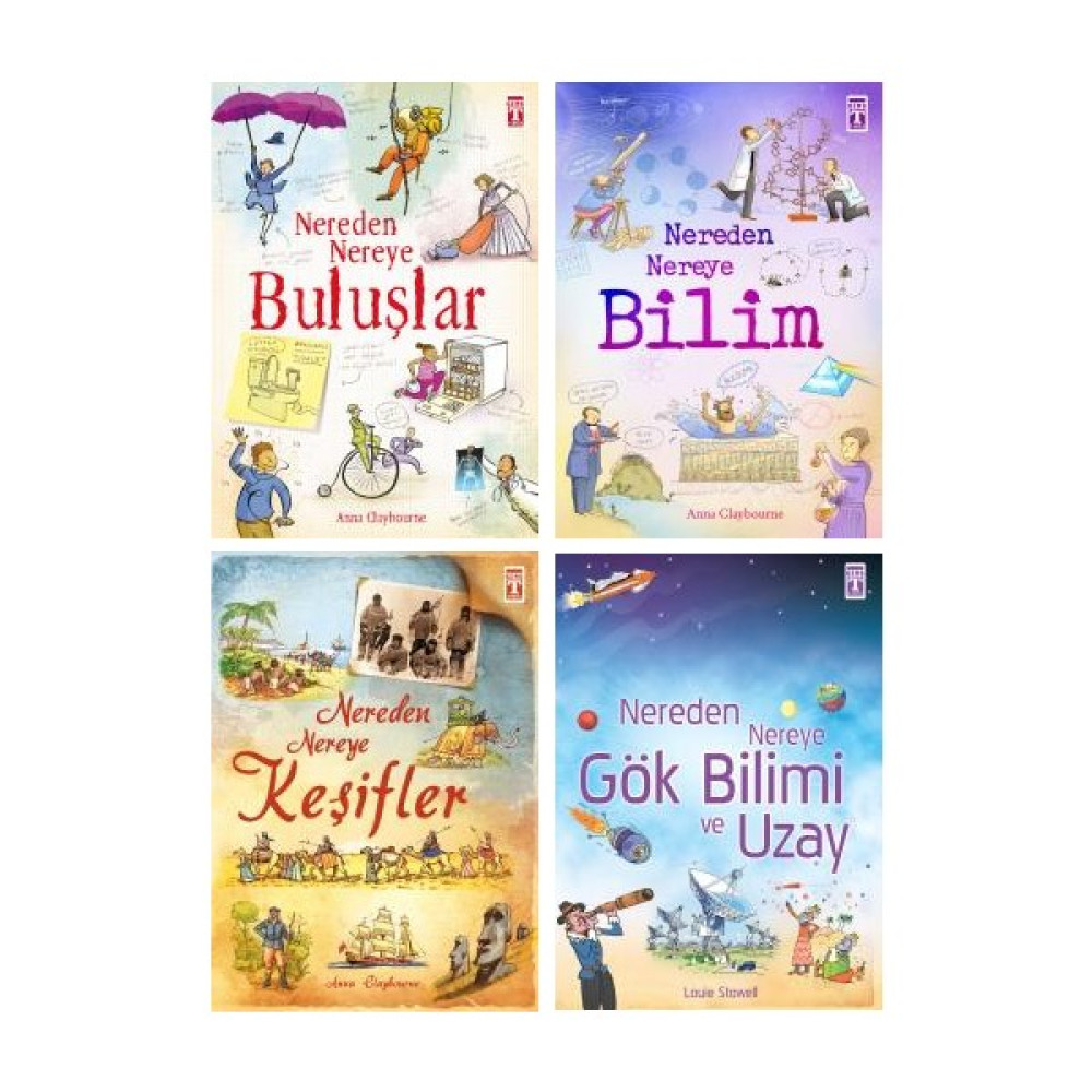 Nereden Nereye Seti 4 Kitap Bilim & Teknik Fiyatı