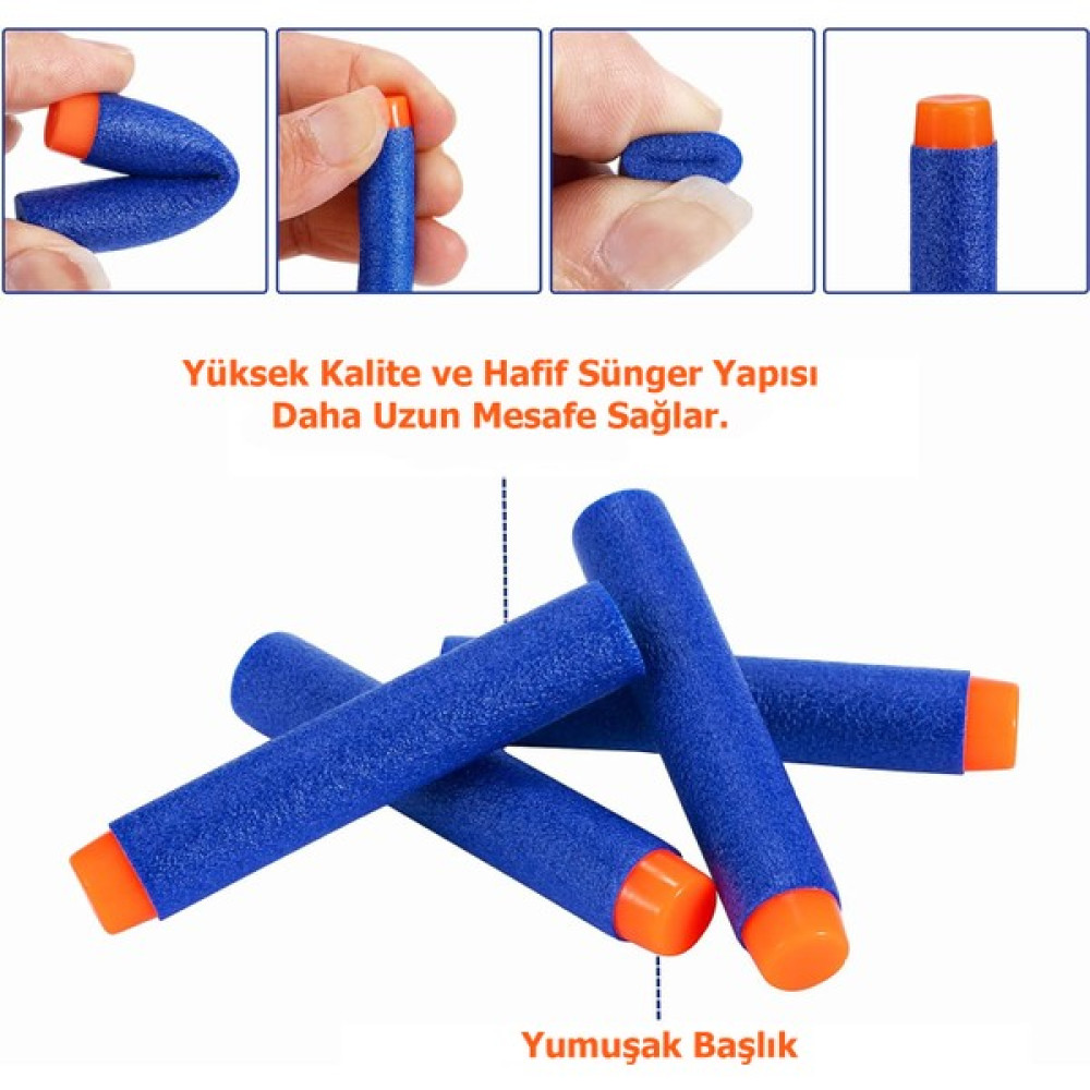 Nerf Mermi 20 Adet Premium Yumuşak Sünger Mermi - Mavi Açık Hava, Deniz ve Spor Oyuncakları Fiyatı