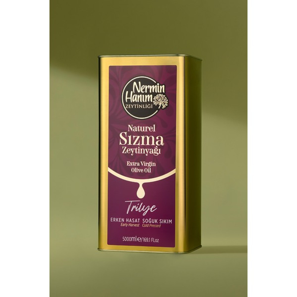 Nermin Hanım Zeytinliği Trilye - Erken Hasat Soğuk Sıkım Zeytinyağı 5 lt Diğer Fiyatı
