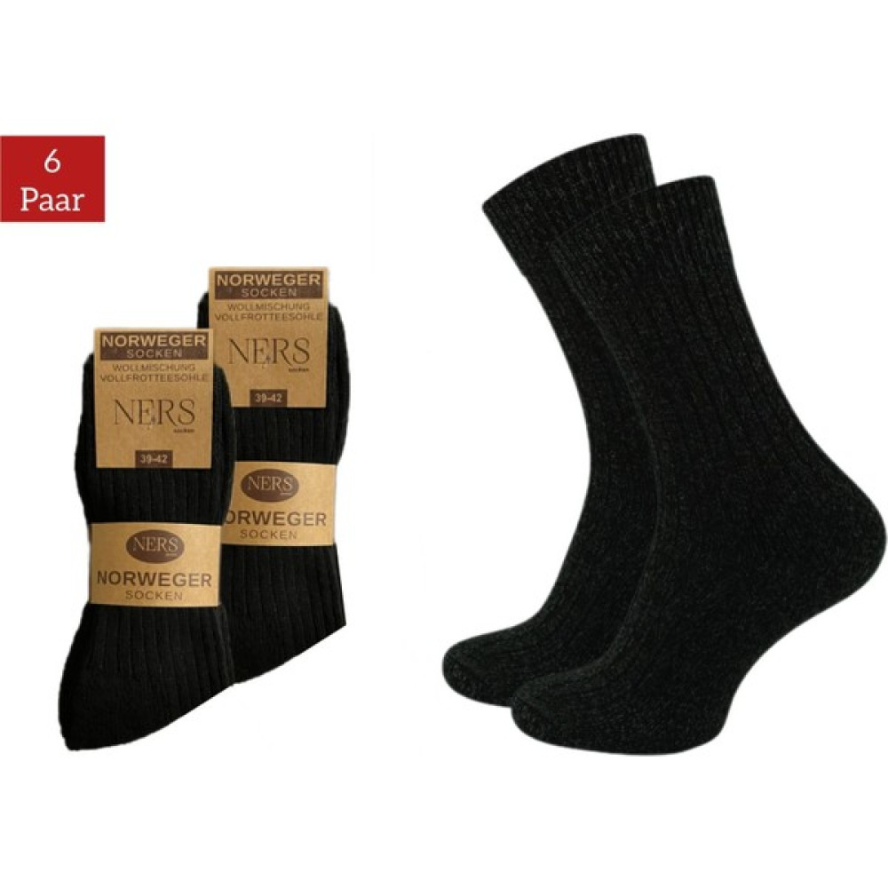 Ners Norveç Çorabı (3 Çift) Unisex Yünlü ve Yumuşak Havlu Tabanlı Kış Çorabı Çorap (Outdoor) Fiyatı