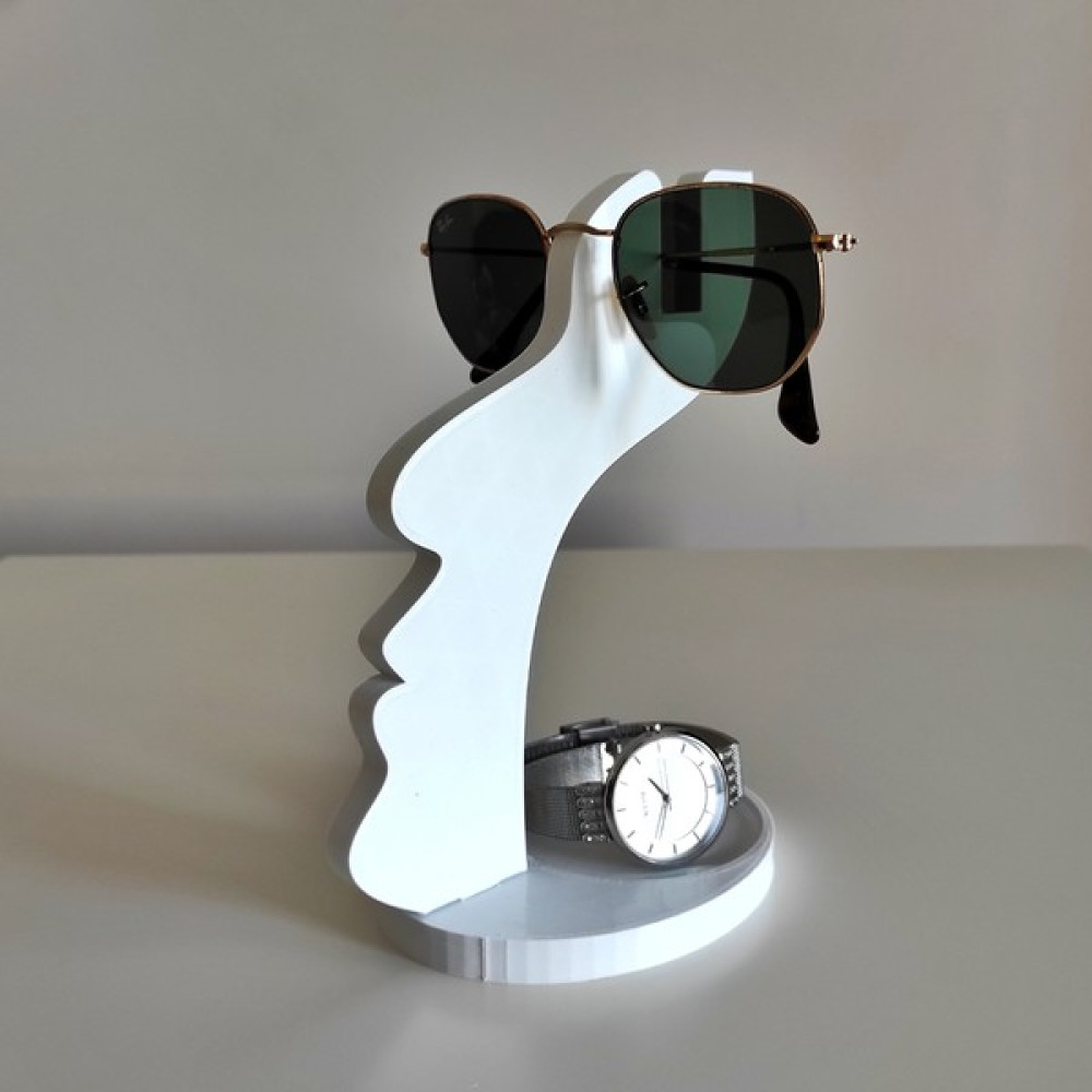Nerva Design 3D Dekoratif Gözlük Standı, Gözlük Tutucu, Organizer - Beyaz Eşya Saklama / Düzenleme Fiyatı