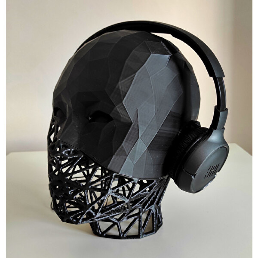 Nerva Design 3D Dekoratif Masaüstü Kulaklık Standı, Voronoi Desenli Kulaklık Tutucu, Kulaklık Tutacağı - Siyah Kulaklık Aksesuarı Fiyatı
