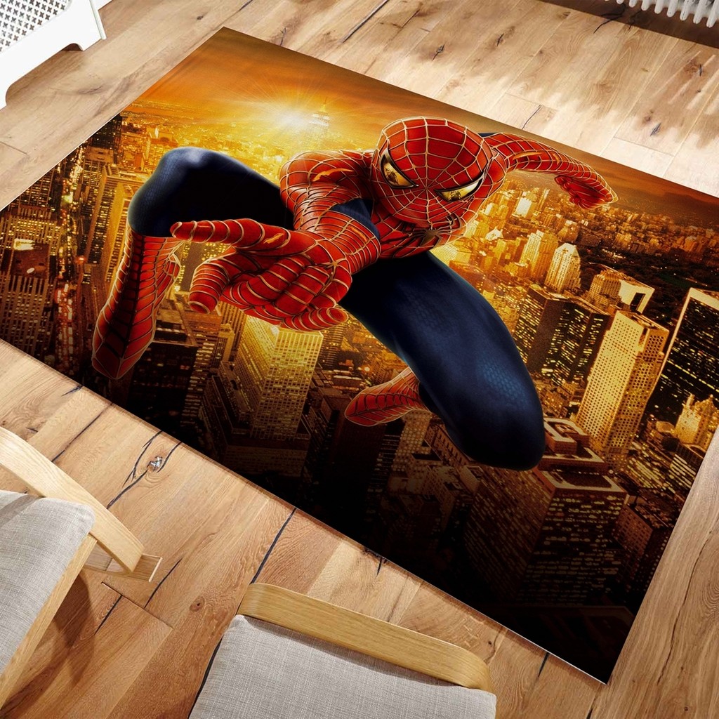 Nesa_Decor Örümcek Adam Genç Odası Halısı & Dijital Hd Baskı Halı - Açık Kahverengi - 180 x 280 cm SSD / Solid State Drive Fiyatı