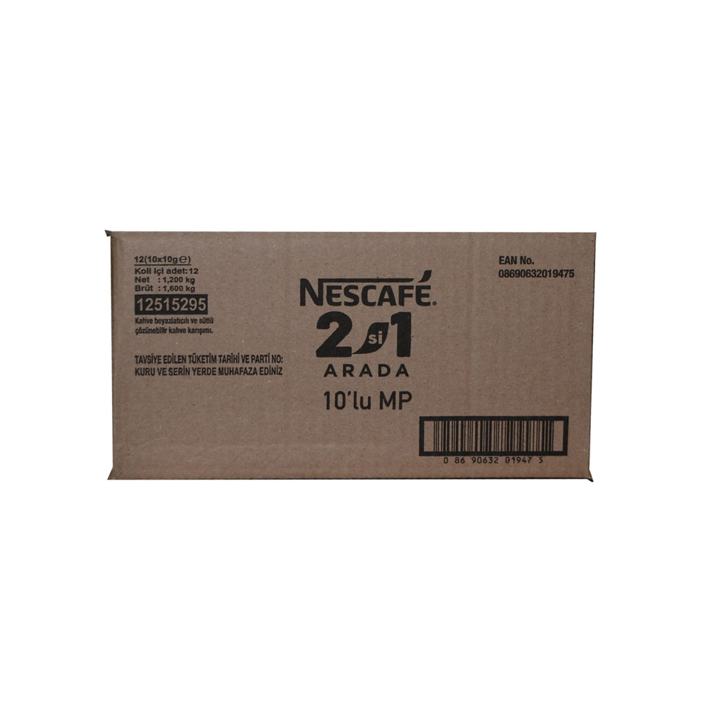 Nescafe 2'si 1 Arada 10 gr X 10'lu Paket