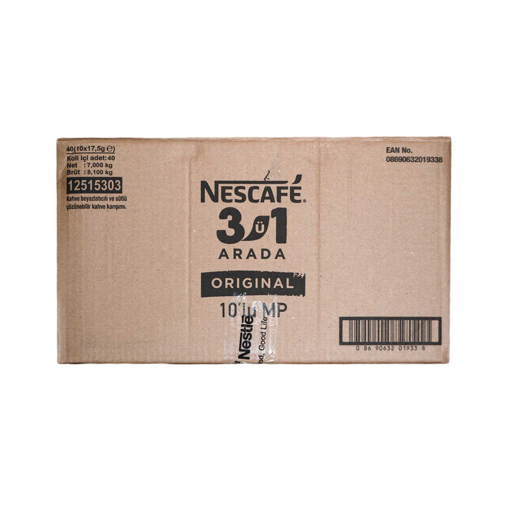 Nescafe 3'ü 1 Arada 17,5 gr 10'lu Paket Original