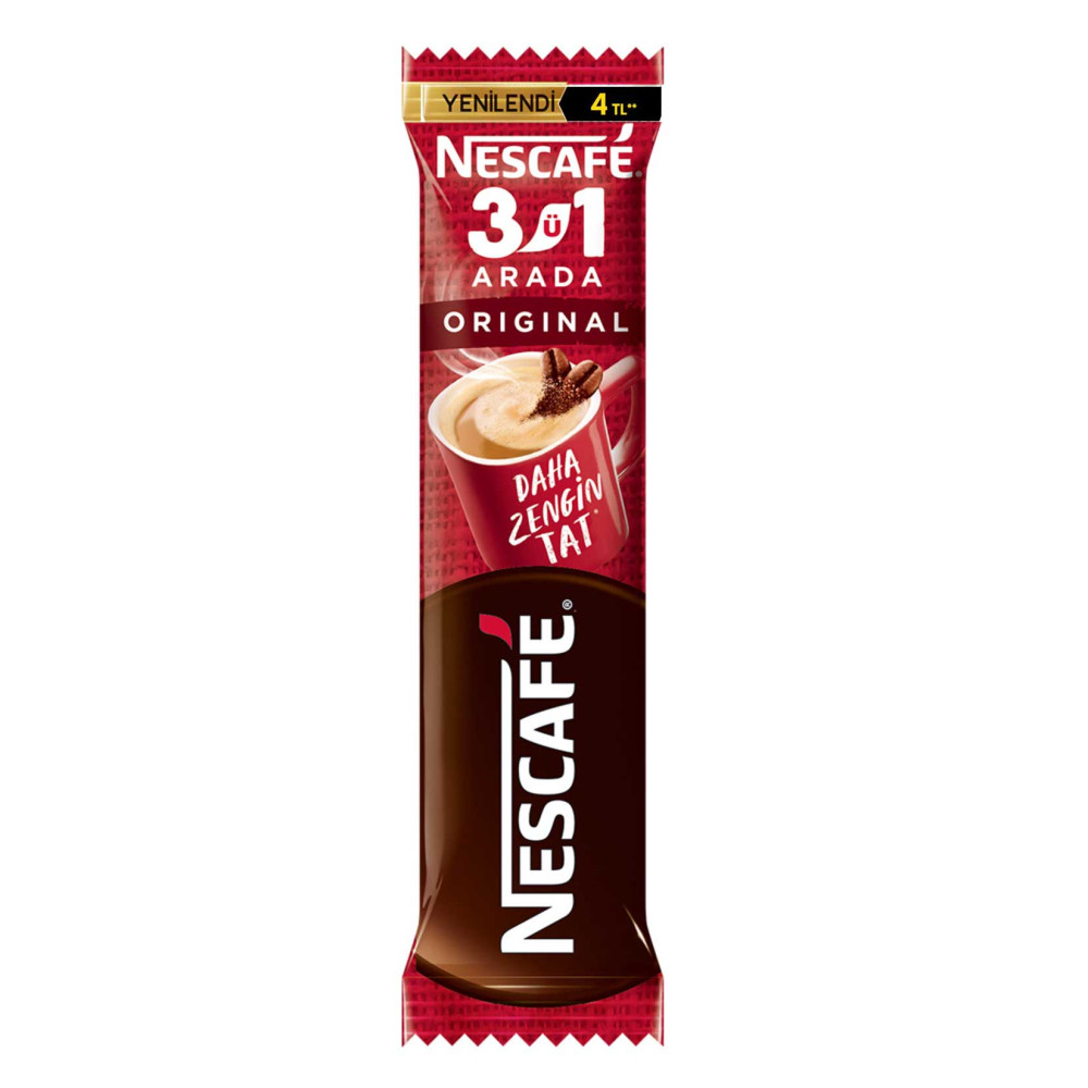 Nescafe 3'ü 1 Arada 17,5 gr x 96'lı Paket Original