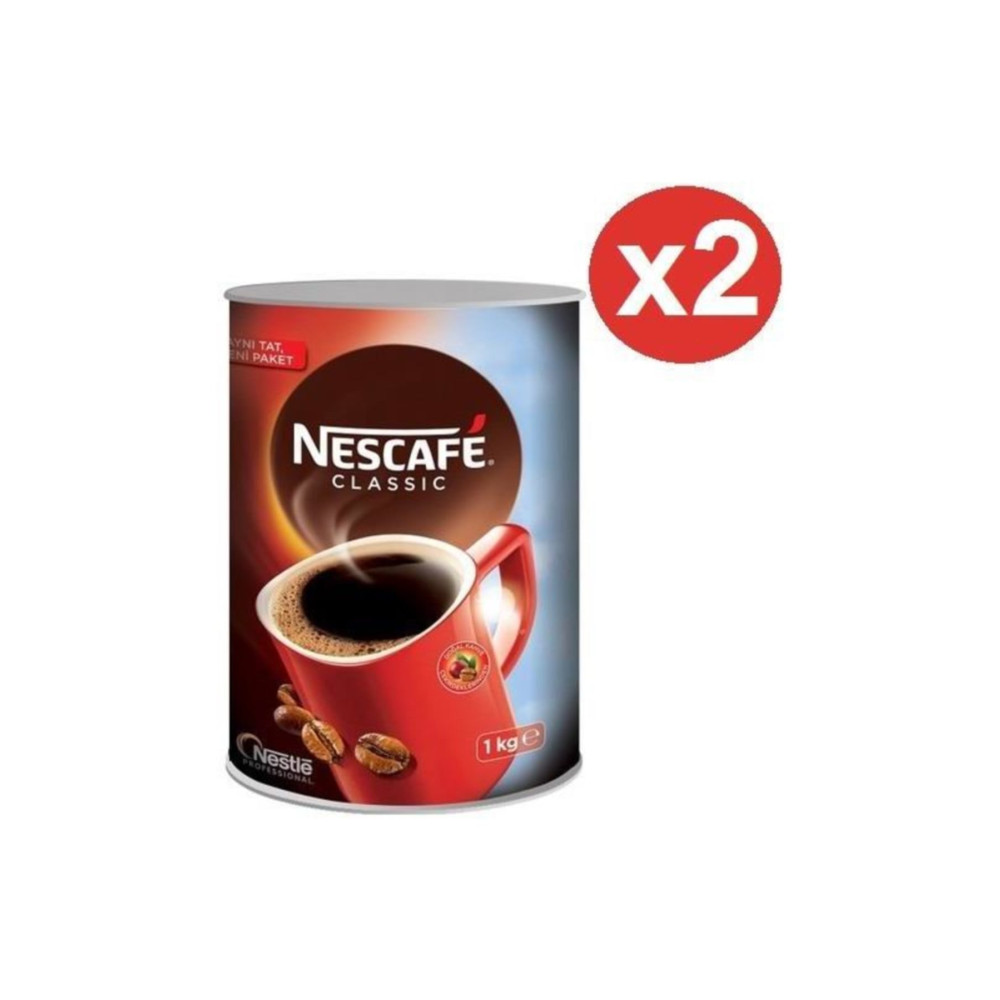 Nescafe Classic Hazır Kahve 1 Kg Teneke X 2 Adet Kahve Fiyatı