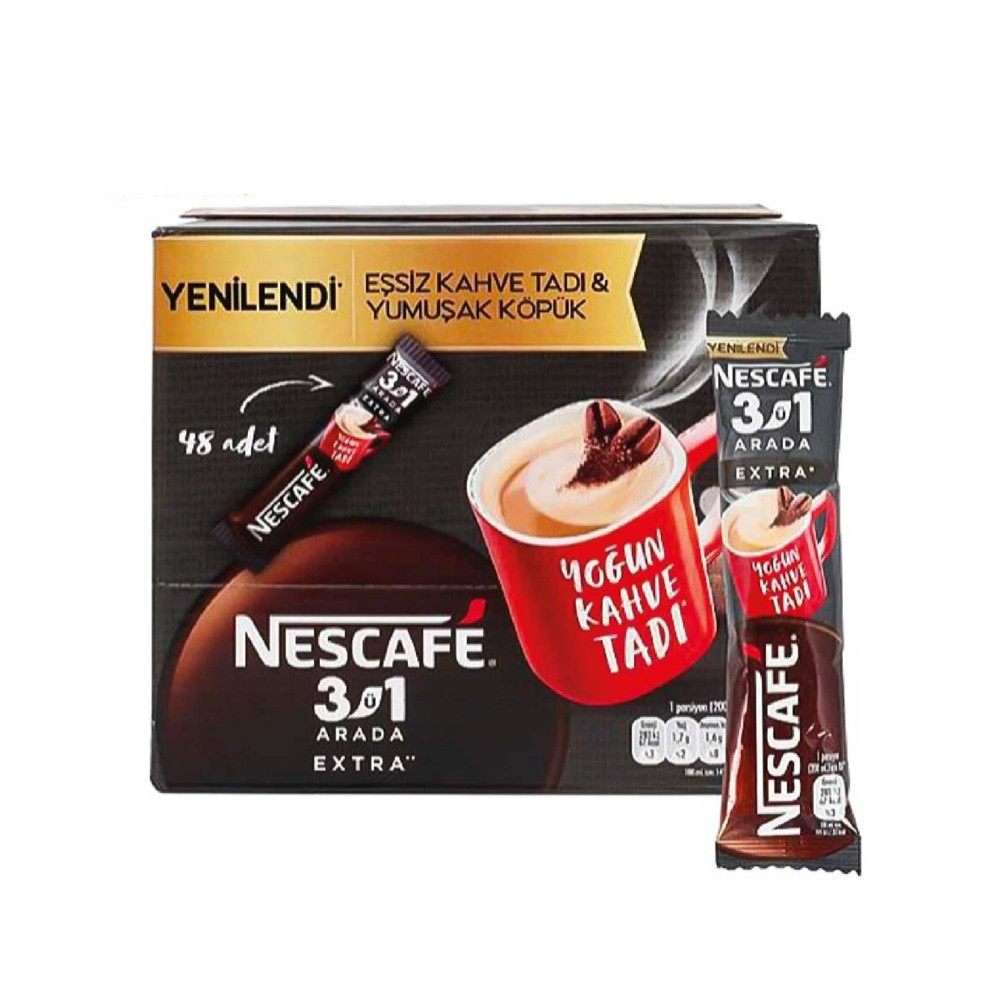 Nescafe Extra 3 ü1 Arada Extra 16,5 x 48 Adet Kahve Fiyatı