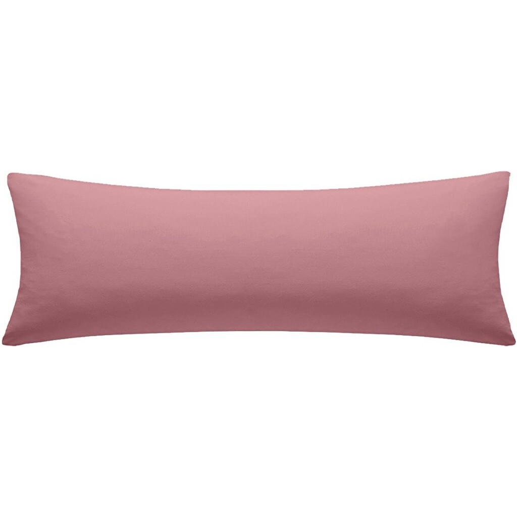 Nesco Uzun Yastık Kılıfı 50X120 cm - 50 x 120 - Gül Kurusu Yastık Kılıfı Fiyatı